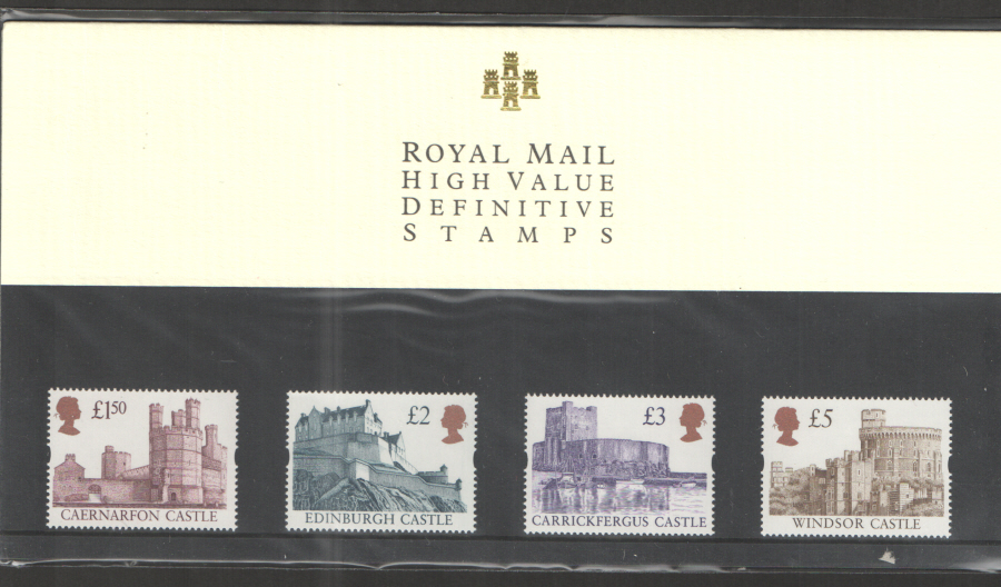 (image for) 1997 Enschede High Value Castles Royal Mail Presentation Pack 40